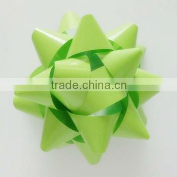 2015 New Design Plastic Ribbon Star Bow For Fashion Accessories/Holiday decoration