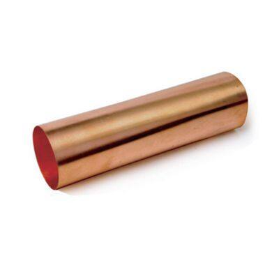 Seamless Round Copper Downspout