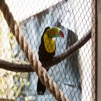 Stainless Steel Wire Rope Zoo Fencing Mesh Ss 304 316 Flexible Cable Wire Netting for Bird Aviary