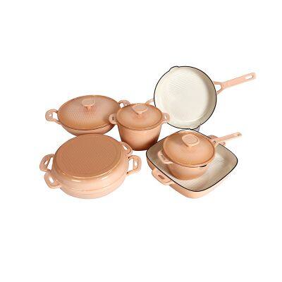 Enamel 6-Piece Cast Iron Pots and Pans Set Manufacturer photo-2