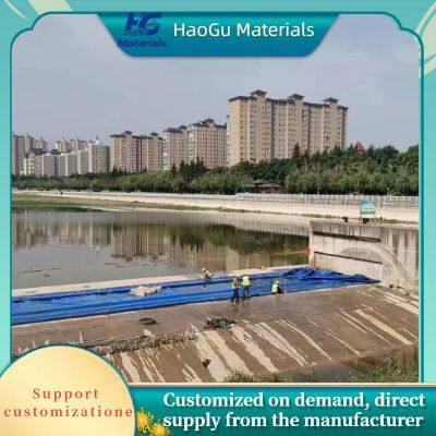 Barrière d'eau gonflable (en matériau en caoutchouc)  Barrage en caoutchouc flexible Barrage hydraulique en caoutchouc Barrage en caoutchouc gonflable à l'eau