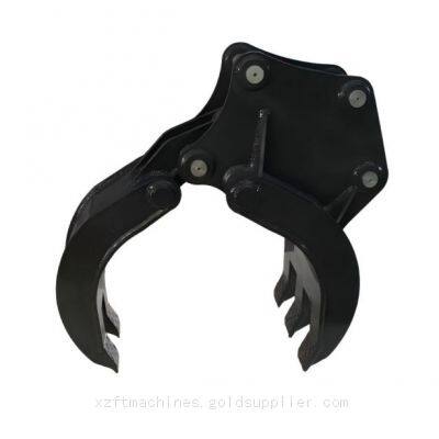 8-тонный гидравлический захват для экскаватора с точным управлением для захвата и транспортировки сыпучих материалов