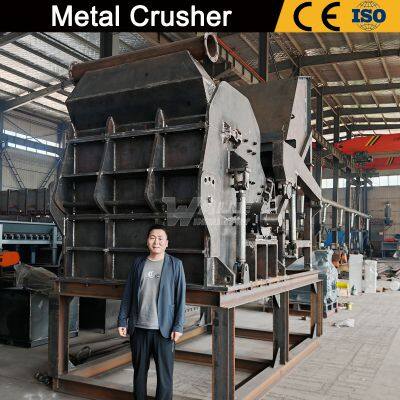 Dual-Shaft Car Body Shredder, Scrap Steel Crushing Production Line