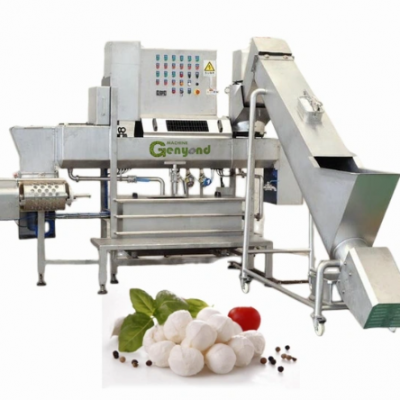 Mozzarella Cheese Cutting Cooking Stretching Moulding Making Machine