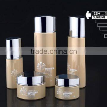 brand cosmetics glass bottle,cream jars with many color