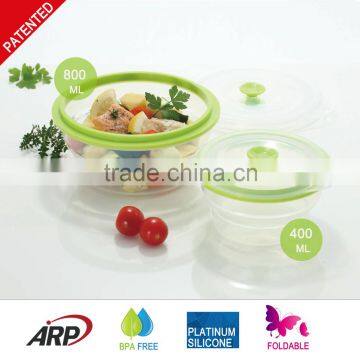 800ml Round Foldable Silicone Lunch Box Non-stick BPA FREE Food Container FDA LFGB DGCCRF                        
                                                Quality Choice
                                                    Most Popular