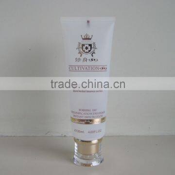 Clear Plastic Packaging Tubes with Acrylic Cap,facial Cleanser Tube,120ml