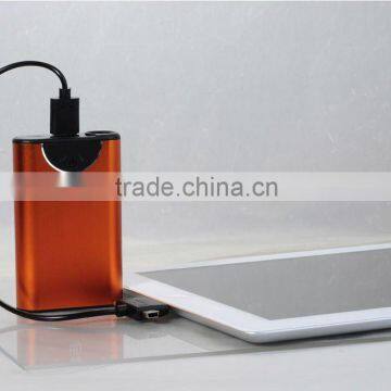 HIgh quality power bank external backup battery charger with accent LED light MP015