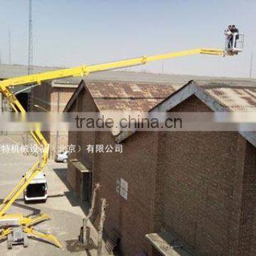 15m Mini Telescopic Manual Man Lift For Sale photo-2