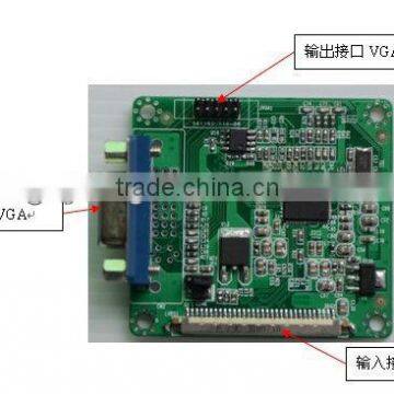 24 bits LVDS to VGA/DVI signal converter (LDVGA01)