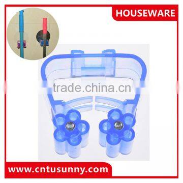 Plastic mop and broom holder in different color