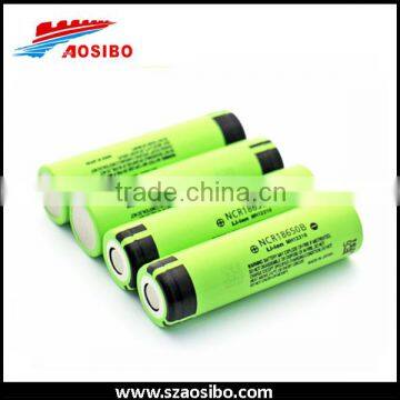 hot ncr18650b li -ion battery 3400mah 3.7v 18650 battery cylindrical batteries with pure nickel tabs