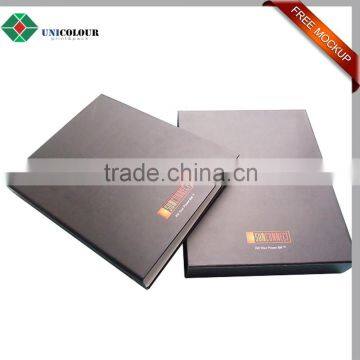 Custom luxury a4 file folder with slipcase
