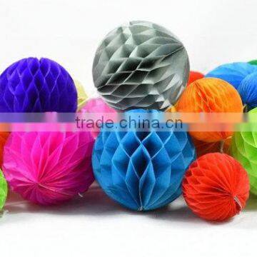 Tissue Paper Honeycomb Balls for Birthday Wedding New Year Christmas decoration