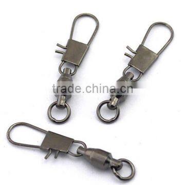 Fishing tackle accessories Copper Ball Bearing Swivel with Interlock Snap stainless steel