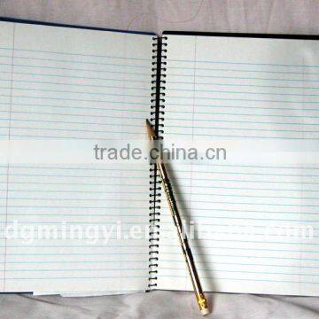 Black Hard Cover Spiral Notebook Printing