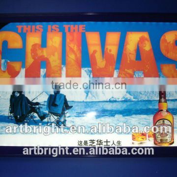 Advertising LED thin light box (with snap frame)