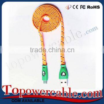 Fast Charging Braided USB Cable With Diamond For Samsung Galaxy Smart Phones photo-4