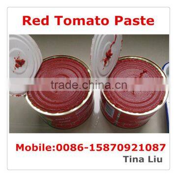 Tomato paste/ketchup/puree,100% Fresh Tomato,,BRIX% 28-38 , A/B Value 2.0min