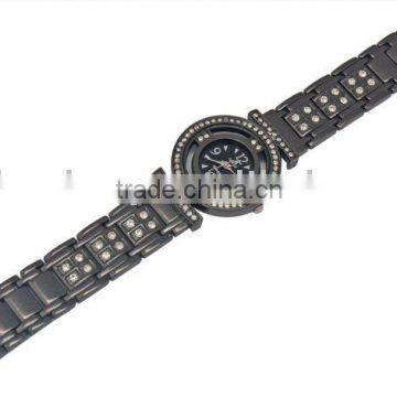 black color lady's watch