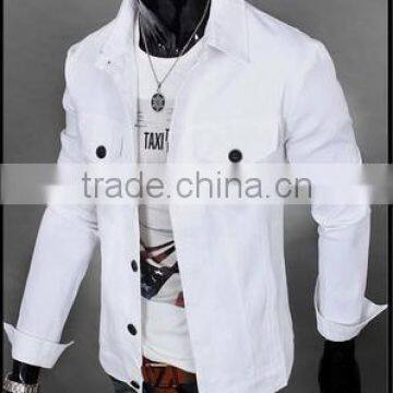 Men Winter Fashion Jacket In Pure Color