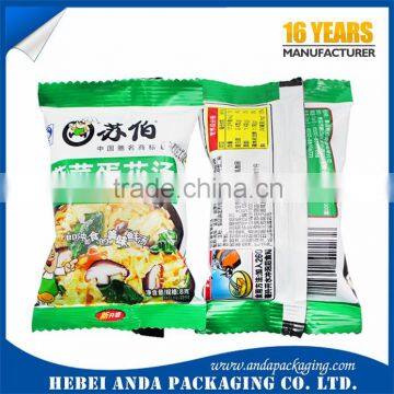 Food Grade Custom Printing Plastic Sachet for Soup Packaging