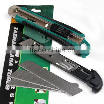 LAOA Safety Utility Sharp Knife Tool High Quality3pcs Blade Heavy Duty Comfotable Fancy Office Durable Cutter photo-4