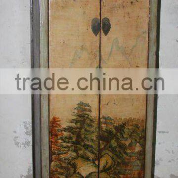 Reproduction Antique Hand Painting Chinese wedding cabinet