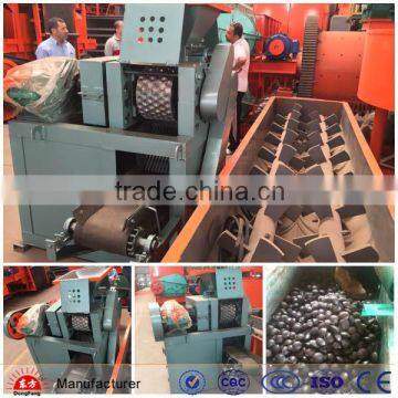 High capacity coal slurry briquette making machine