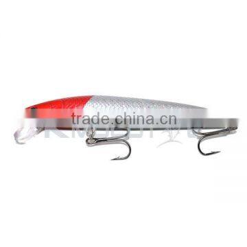 CHMN18 Hard Minnow Fishing Lure Stell Ball Inside Body to Keep Balance photo-4