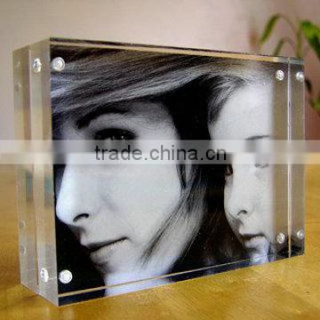 transparent clear acrylic open hot sexy girl photo or photo picture frame