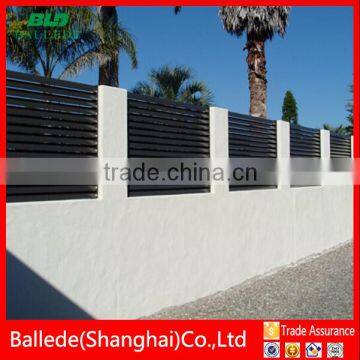 hot sale aluminum metal louvered fence