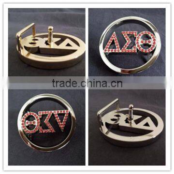 Custom Factory diamond circular smooth buckle