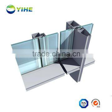 Glass curtain wall/ aluminum extrusion for curtain wall