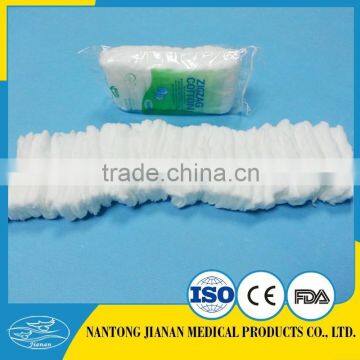 high absorbent pre-cut zig-zag cotton
