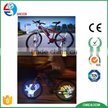 2016 hot selling programmable led bike wheel light bike spoke light