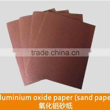 Aluminium oxide paper (sand paper) C kraft paper backing double resin binder