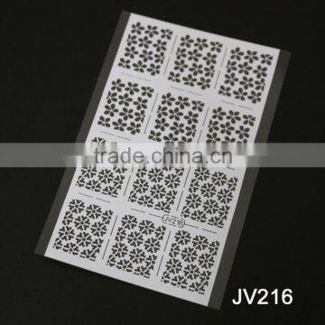2016 nail art stencil