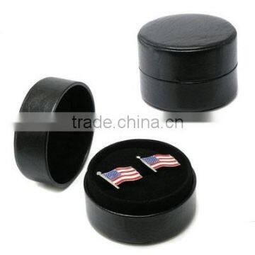 Wholesale Roll Shape Cufflink Box , custom cufflink box , gift box