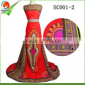 New Design High Quality red cotton fabric soft dashiki swiss voile lace for saree