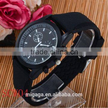 Top fashion japan movt quartz mens silicone sport watches men luxury