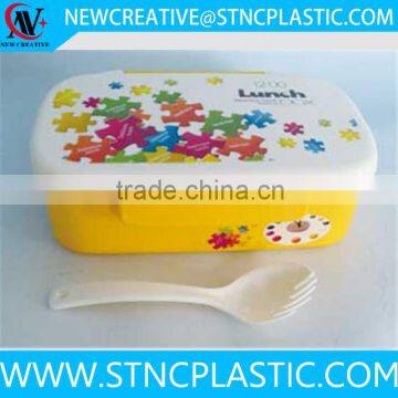 food grade korean plastic lunch box for kids