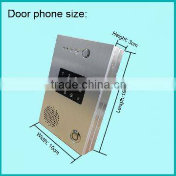 Door bell intercom system door access control door reader keypad