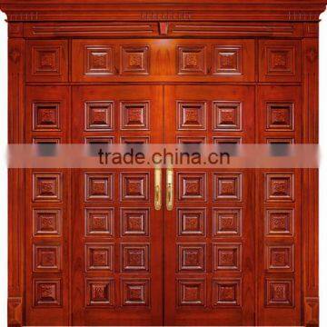 2016 High Quality Wooden Doors Double Leaf Door