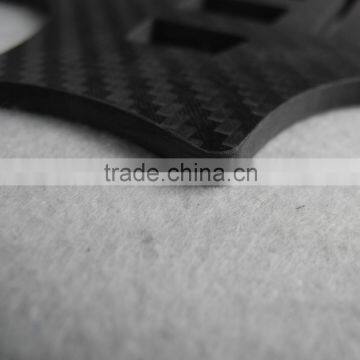 3K 4.0mm Carbon fiber cnc service from Full Carbon Fiber cnc machining service