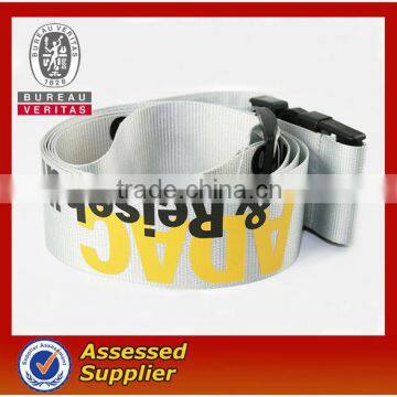 high quality polyester wide luggage tag belt