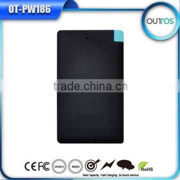 Newest Slim Portable Smartphone Charger 4000mah With Built in Cable