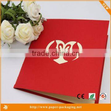 creative design wedding invitation greeting valentine pop up cards