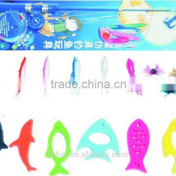 Patented Toys !!! Simulative Lures With Fiberglass Fishing Rod photo-2