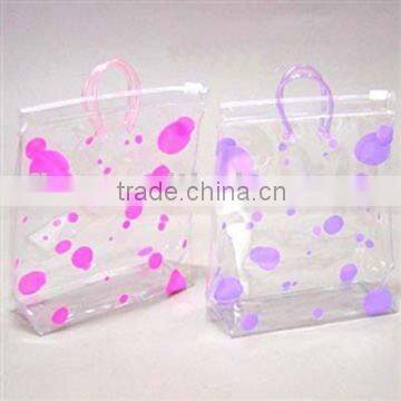 pvc soft bag for cosmetics/toiletries/makeup/shampoo/cleanser